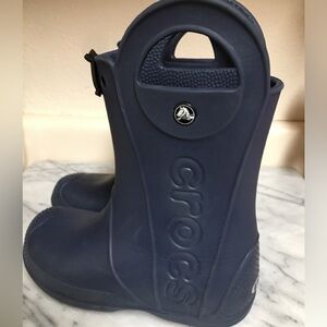 Crocs Navy Blue Rain Boots